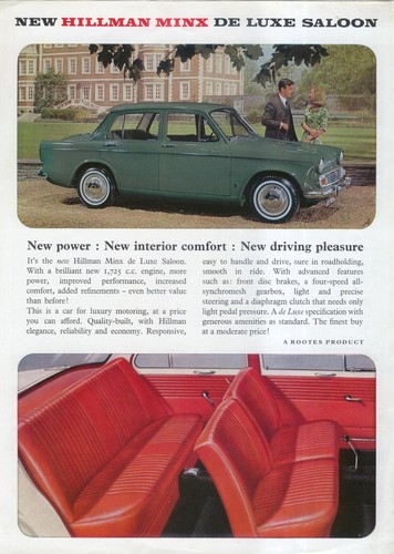 Hillman minx luxe - minx, de