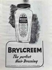 BRYLCREEM, Vintage Magazine Advert, 1940s Original Hair Fashion Men Stanmore