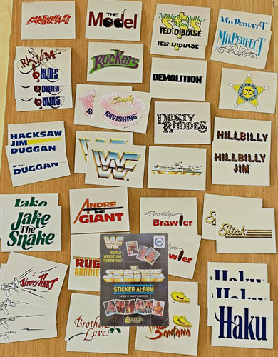 Merlin wwf stickers 1990 - merlin,