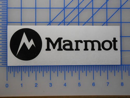 Marmot logo decal - decal, 13"