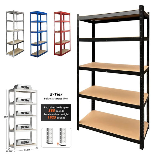 Garage racking tier shelving - garage,