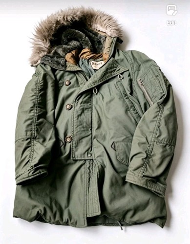 Army parka military jacket - army,