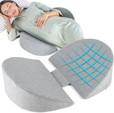 WEIKA Pregnancy Wedge Pillow for Sleeping, Memory Foam Maternity pillow