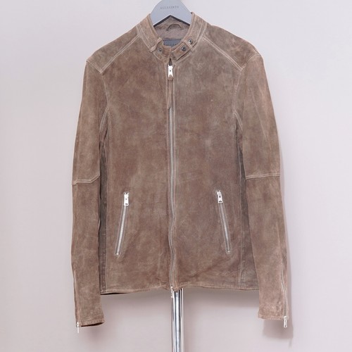 All saints leather jacket - jacket, mens