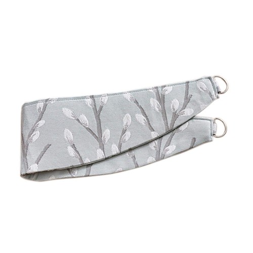 Duck egg blue curtain tiebacks - blue,