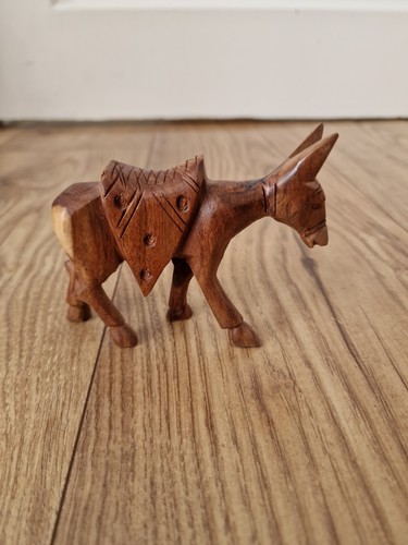 Vintage hand carved wooden - hand,