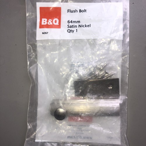 64mm satin nickel flush - 64mm,