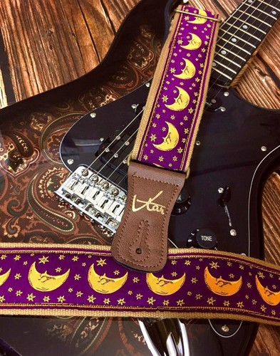 The purple moon bass guitar - the,