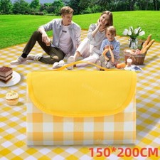 Extra Large Waterproof Picnic Blanket Mat Camping Beach Rug Outdoor 200cm