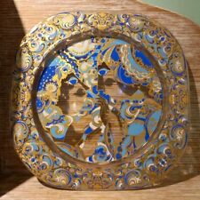 1977 Rosenthal Glass Plate Bjorn Wiinblad Weihnachten 29cm (B.26)