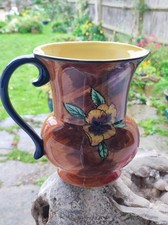 H&K Tunstall, The Delicious Dozen' Pansy Jug, Hand Painted