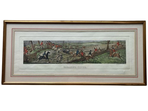 Framed print titled - framed, titled"breaking