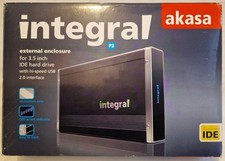 Akasa Integral External Case for 3.5'' IDE HDD USB 2.0 with 160Gb IDE HDD in
