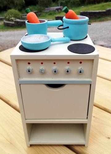 Maileg vintage wooden stove - maileg,