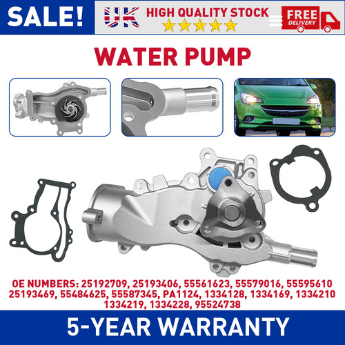 Coolant water pump gasket - pump, w/