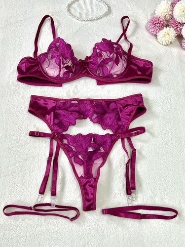 Hot pink floral - hot, lingerie
