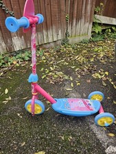 Peppa Pig Kids Tri Scooter Toddler Outdoor Indoor