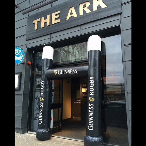 New guinness rugby inflatable - guinness,