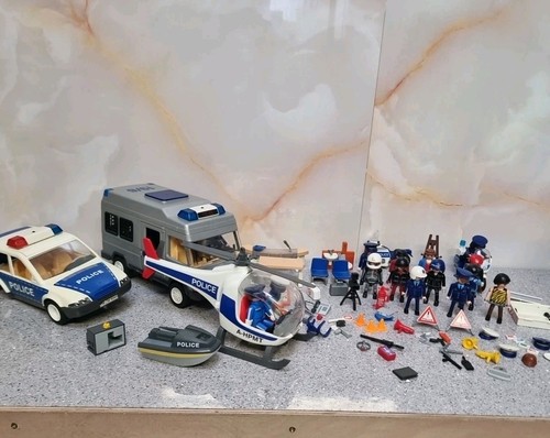 Playmobil police helicopter - playmobil, police:
