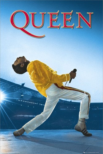 Queen wembley maxi poster - queen,