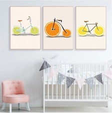 Abstract bike lemon - lemon, orange