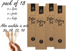 Wooden Cutlery Sets- Party