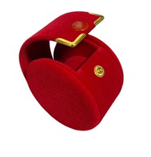 Red velvet bangle roll - red,