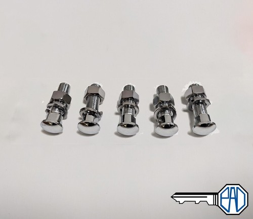 Midget chrome bumper bolt - chrome,