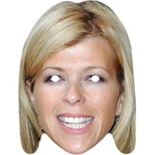 Kate Garraway Celebrity Card Face Mask - Ready To Wear - Fancy Dress