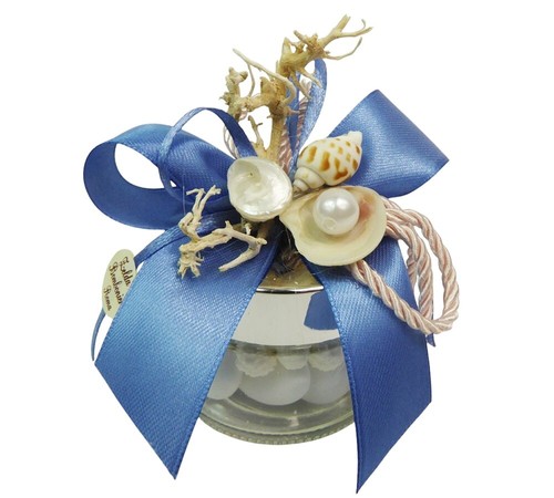 Sea line wedding favors - sea, glass