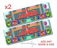2x Personalised NUMBERJACKS