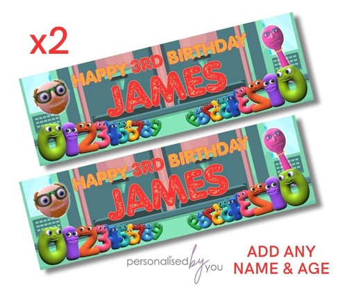 Personalised numberjacks - personalised,