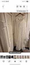 Stunning Wedding Dress With Sequins All Over Size 24/26 Never Worn. Paid £150