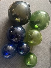 Vtg. Japanese Glass Fishing