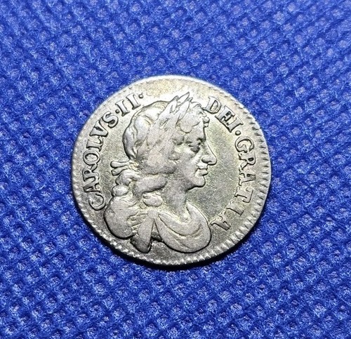 1677 maundy fourpence - 1677,