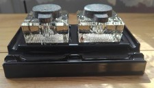 1930s Vintage Double Ink Well