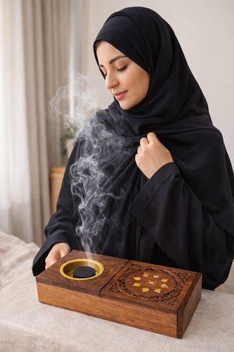Incense burner mango wood - mango,