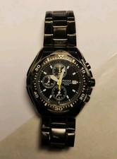 Pulsar Mens Chronograph 7T62-X164 100M Watch Black