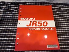 Suzuki JR50 factory workshop manual 2004