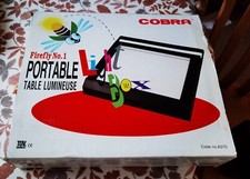 Cobra Firefly No. 1 Mini Portable Table Light Box Drawing or transparencies.