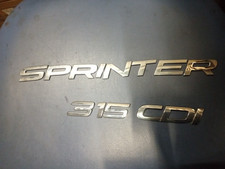 MERCEDES SPRINTER  CDI 315 - BADGE / EMBLEM - REQUIRES NEW ADHESIVE TO REAR