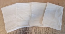 4 beautiful old linen towels
