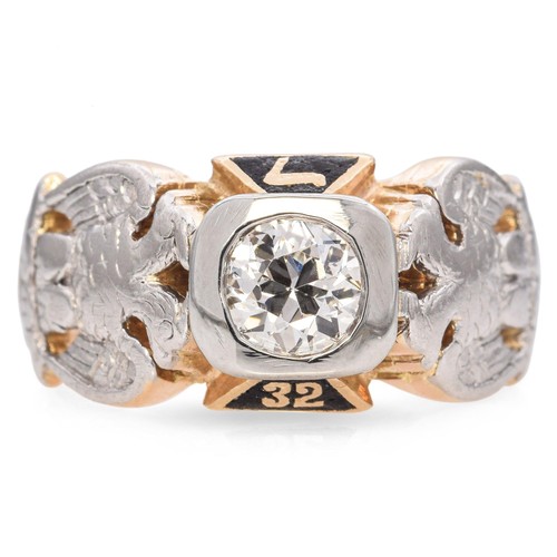 Antique platinum and gold - platinum,