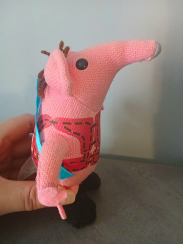 Clangers mouse pink plush - mouse,