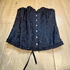 Burlesque Gothic Corset Basque