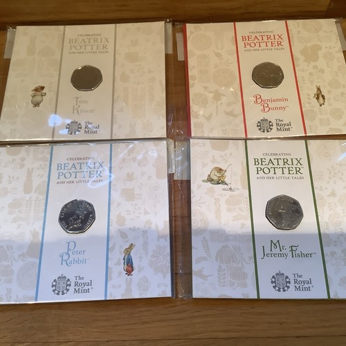 Beatrix potter 50p coin - potter, 20