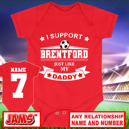 Personalised brentford baby - brentford, fc