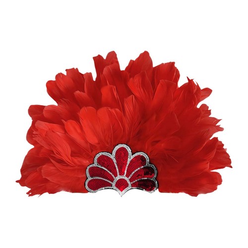 Indian hat feather headdress - hat,