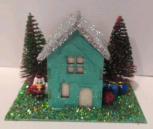 Christmas handmade putz - handmade,