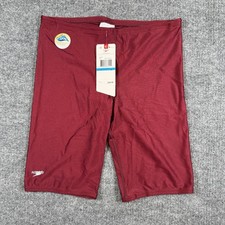 Vintage Speedo Racing Jammer Mens 36 Deep Maroon Swimwear Lycra Xtra Life NWT